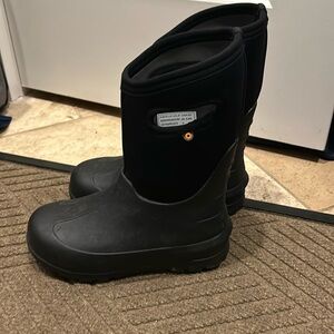 Kids Black Bog Boots